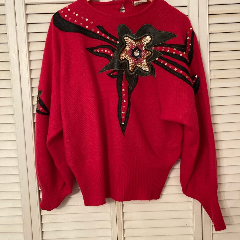 Beautiful sweater design with sequence